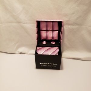 FERARICCI TIE, HANKY & CUFFLINKS BOX Set